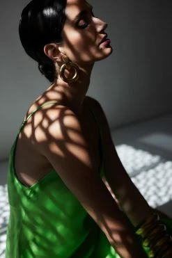 Key Essentials Sheath Flounce Silk Gown -Natori Sales Shop Key Essentials Sheath Flounce Silk Gown Limon by JN 3 92789.1676993075