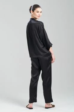 Key Essentials Silk PJ -Natori Sales Shop Key Essentials Silk PJ Black by JN 3 66858.1674519556