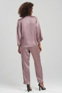 Key Essentials Silk PJ -Natori Sales Shop Key Essentials Silk PJ Rose Taupe by JN 2 02567.1641485705