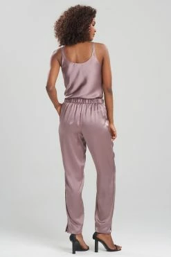 Key Essentials Silk Slim Pants -Natori Sales Shop Key Essentials Silk Slim Pants Rose Taupe by JN 2 84410.1641498013