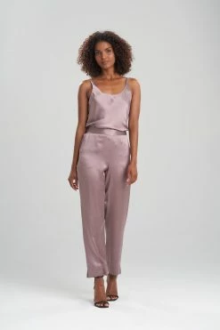 Key Essentials Silk Slim Pants -Natori Sales Shop Key Essentials Silk Slim Pants Rose Taupe by JN 21906.1641498008