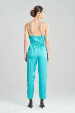 Key Essentials Silk Straight Leg Pants -Natori Sales Shop Key Essentials Silk Straight Leg Pants Jade by JN 2 61132.1671206571
