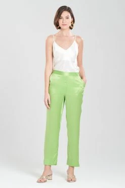 Key Essentials Silk Straight Leg Pants -Natori Sales Shop Key Essentials Silk Straight Leg Pants Limon by JN 62016.1677165827