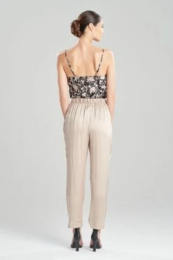 Key Essentials Silk Straight Leg Pants -Natori Sales Shop Key Essentials Silk Straight Leg Pants Parchment by JN 2 12516.1670000319
