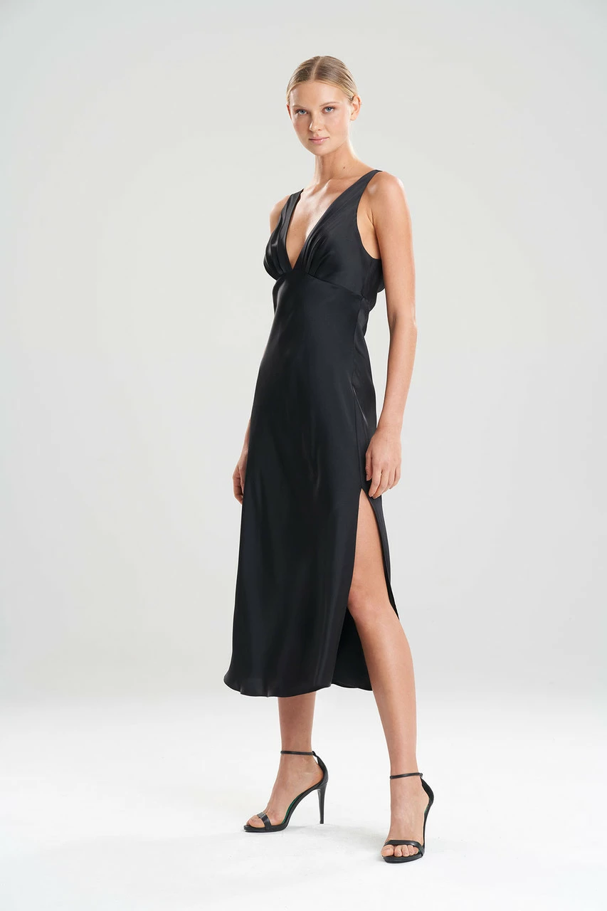 Key Essentials Silk V-Neck Gown 9 Key Essentials Silk V-Neck Gown - Image 9