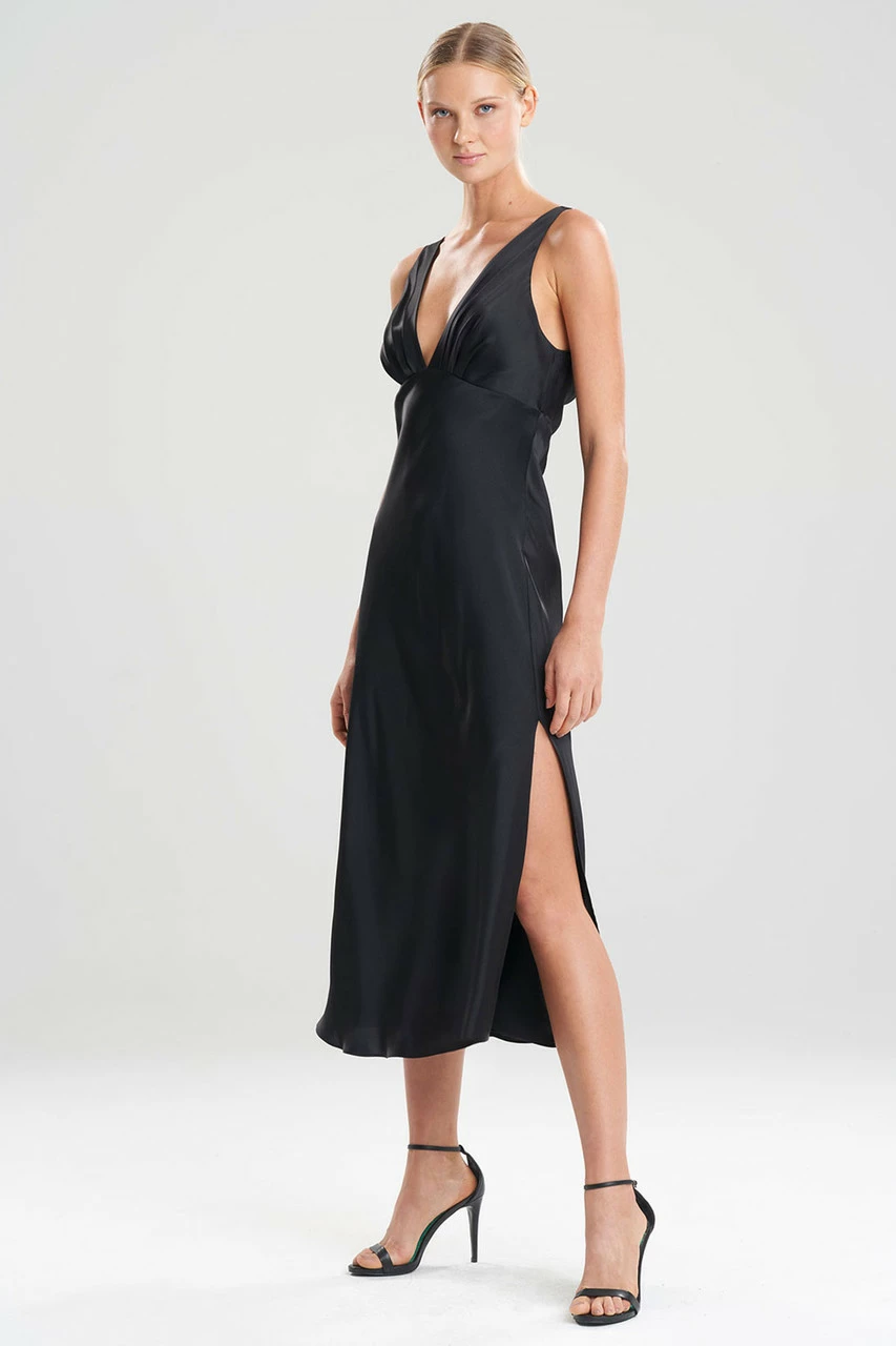 Key Essentials Silk V-Neck Gown 7 Key Essentials Silk V-Neck Gown - Image 7