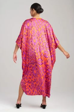 Kii Zip Caftan 7 Kii Zip Caftan -Natori Sales Shop Kii Zip Caftan Paradise Orange by Natori 2 2 64766.1680815408