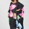 Kyoko Butterfly Beaded Silk Caftan