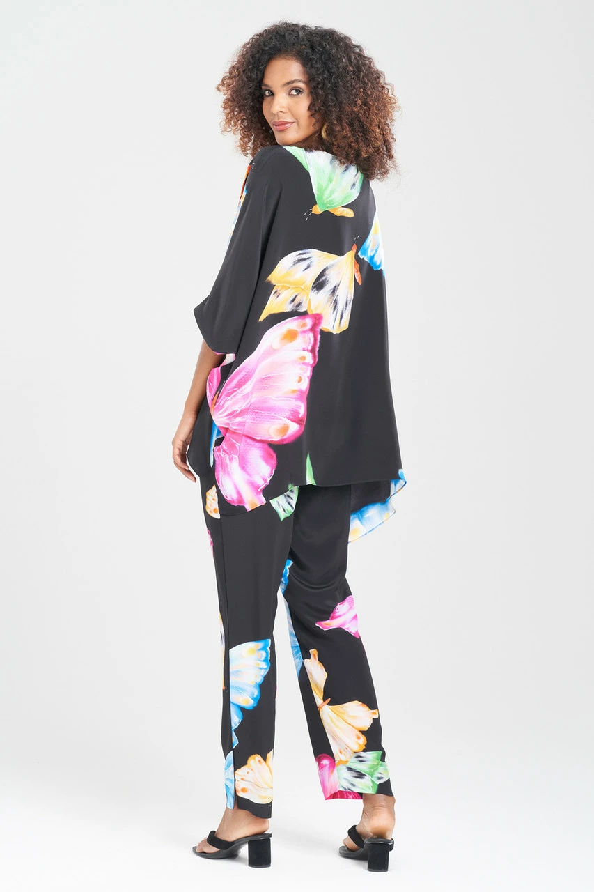 Kyoko Butterfly Beaded Silk Top 2 Kyoko Butterfly Beaded Silk Top - Image 2