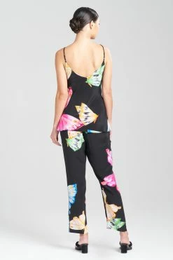 Kyoko Butterfly Silk Cami -Natori Sales Shop Kyoko Butterfly Silk Cami Black Multi by Natori 2 02048.1674516526