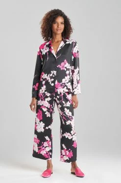 Kyoto Notch PJ -Natori Sales Shop Kyoto Notch PJ Black Multi by Natori 76807.1663355894