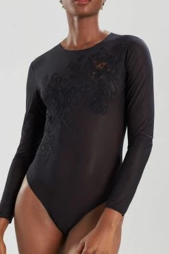 Glam Bodysuit -Natori Sales Shop L41232 BLK 3 76058.1601321636