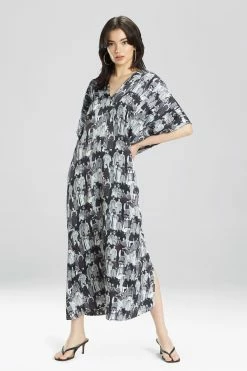 Dynasty Caftan 21 Dynasty Caftan -Natori Sales Shop L70082 BGY 7 31657.1622587076