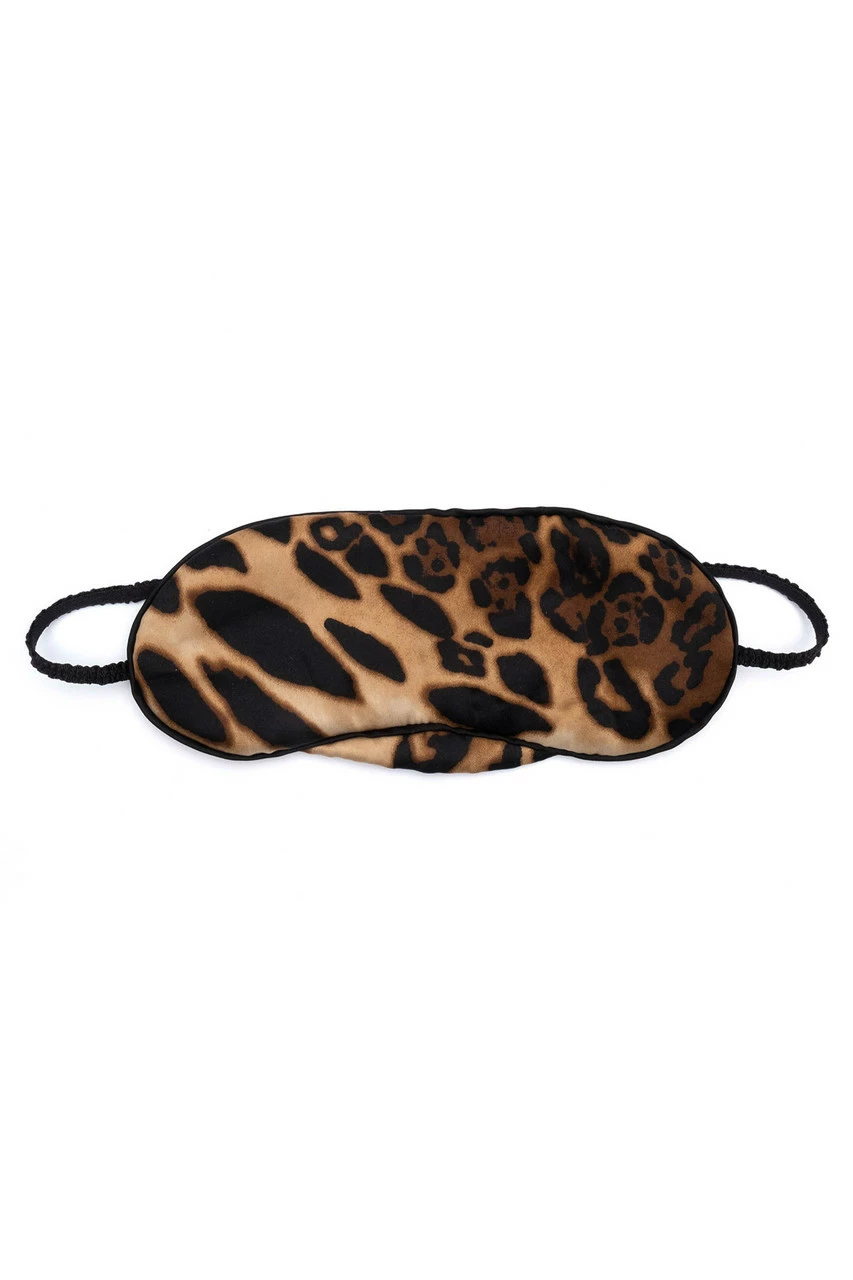 Luxe Leopard Eye Mask 1 Luxe Leopard Eye Mask