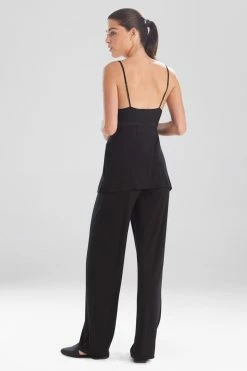 Feathers Essentials Cami PJ -Natori Sales Shop L76129 BLK 2 30700.1610384572