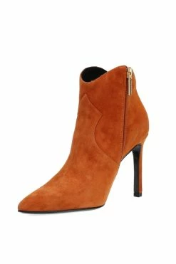 Leiko Suede Heel Bootie