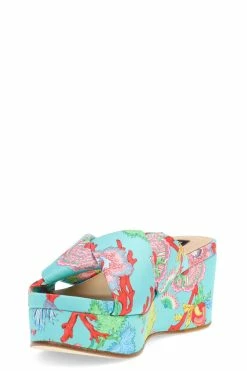 Lanna Hinami Platform Thong Sandals -Natori Sales Shop Lana Hinami Platform Thong Sandals Aqua by Natori 3 31387.1677176206