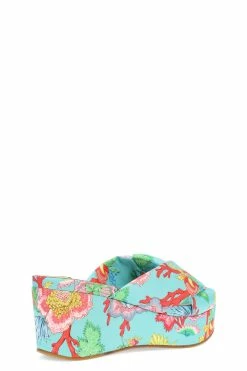 Lanna Hinami Platform Thong Sandals -Natori Sales Shop Lana Hinami Platform Thong Sandals Aqua by Natori 52617.1677176207