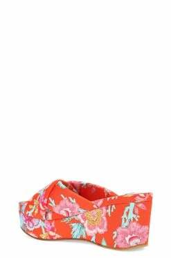 Lanna Hinami Platform Thong Sandals -Natori Sales Shop Lana Hinami Platform Thong Sandals Orange by Natori 4 33241.1677176232
