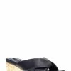 Lanna Nappa Leather Platform Thong Sandals