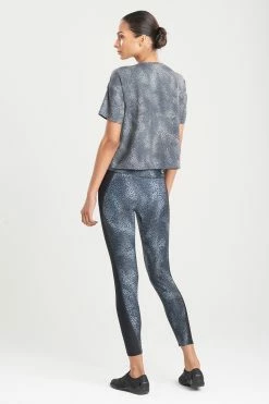 Layering Elements Boxy Tee -Natori Sales Shop Layering Elements Boxy Tee Grey Black by Josie 2 58996.1647446025