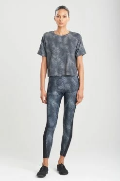 Layering Elements Boxy Tee -Natori Sales Shop Layering Elements Boxy Tee Grey Black by Josie 97105.1647446024