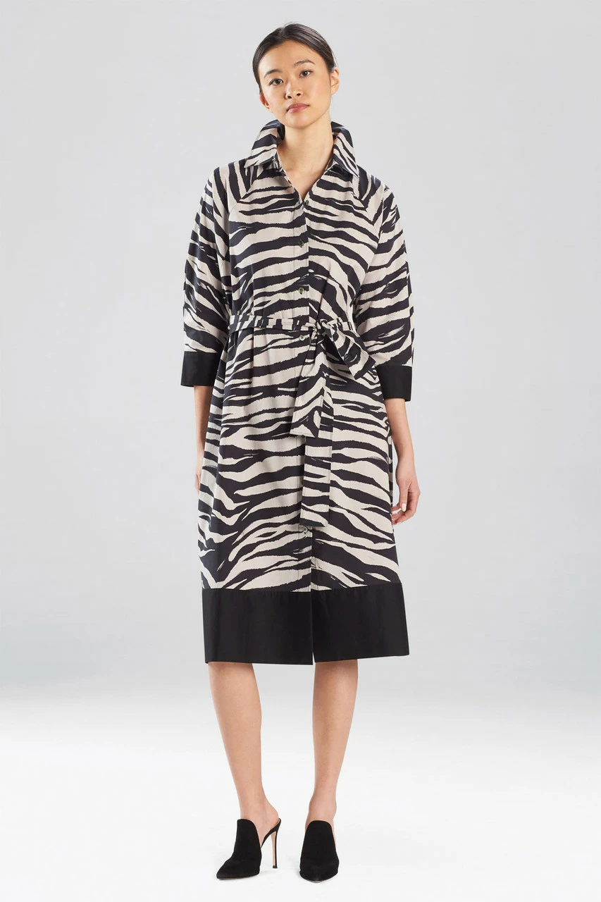 Le Tigre-Printed Cotton Poplin Shirtdress 1 Le Tigre-Printed Cotton Poplin Shirtdress