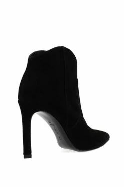 Leiko Suede Heel Bootie -Natori Sales Shop Leiko Suede Heel Bootie Black by Natori 5 38223.1663901590