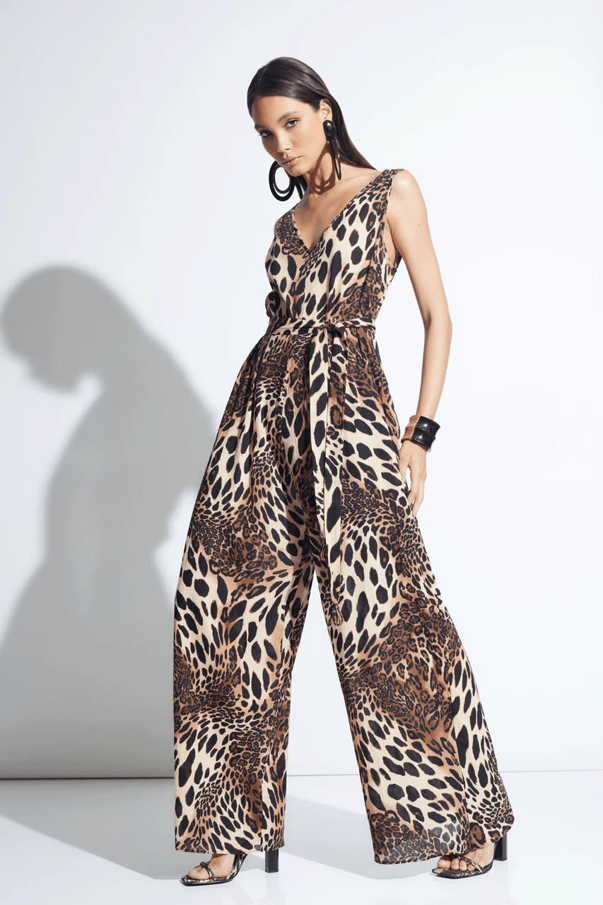 Luxe Leopard Cotton Gauze Jumpsuit 4 Luxe Leopard Cotton Gauze Jumpsuit - Image 4