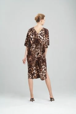 Leopard Jersey Caftan -Natori Sales Shop Leopard Jersey Caftan Natural by Natori 2 42706.1641411734