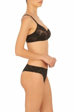 Levitate Unlined Underwire Bra -Natori Sales Shop Levitate Unlined Underwire Bra Levitate Tanga Black by Natori 2 95075.1684358821