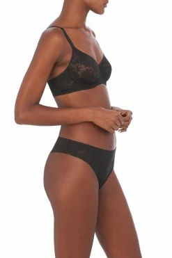 Levitate Unlined Underwire Bra -Natori Sales Shop Levitate Unlined Underwire Bra Levitate Tanga Black by Natori 5 38844.1684358824