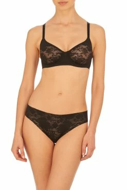 Levitate Unlined Underwire Bra -Natori Sales Shop Levitate Unlined Underwire Bra Levitate Tanga Black by Natori 07304.1684358820