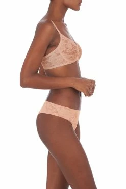 Levitate Unlined Underwire Bra -Natori Sales Shop Levitate Unlined Underwire Bra Levitate Tanga Cameo Rose by Natori 5 66953.1684358746