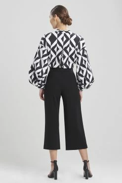 Light Weight Ponte Crop Pants -Natori Sales Shop Light Weight Ponte Crop Pants Black by Natori 2 42395.1645128598