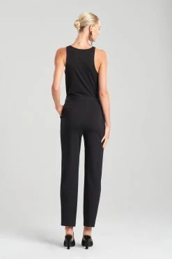 Light Weight Ponte Tapered Pants -Natori Sales Shop Light Weight Ponte Tapered Pants Black by Natori 2 88841.1668691966