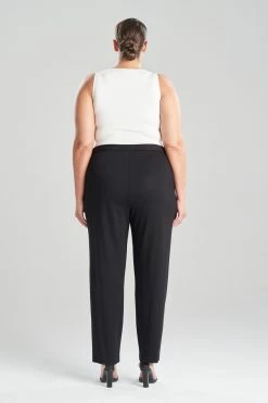 Light Weight Ponte Tapered Pants -Natori Sales Shop Light Weight Ponte Tapered Pants Black by Natori 4 71327.1668691967