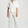 Lily-Cotton Sateen W/Embroidery PJ