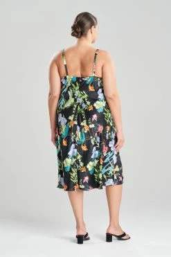 Lotus Pond Gown -Natori Sales Shop Lotus Pond Gown Black Multi by N Natori 4 69234.1674667381