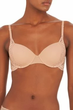 Lush Demi Contour Underwire Bra -Natori Sales Shop Lush Demi Contour Underwire Bra Rose Beige Warm White by Natori 4 98641.1676671856
