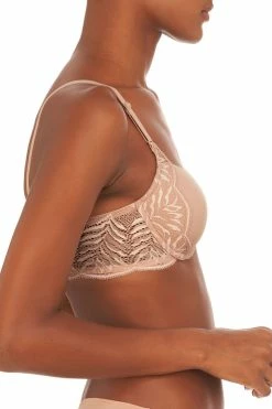 Lush Demi Contour Underwire Bra -Natori Sales Shop Lush Demi Contour Underwire Bra Rose Beige Warm White by Natori 5 06689.1676671858