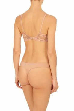 Lush Demi Contour Underwire Bra -Natori Sales Shop Lush Demi Contour Underwire Lush Thong Bra Rose Beige Warm White by Natori 3 61404.1676671863