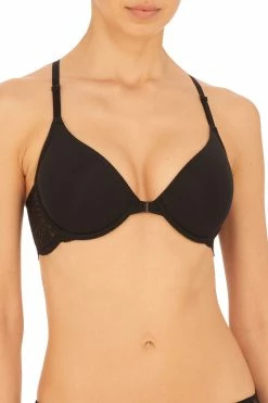 Lush Front Close Contour Underwire Bra -Natori Sales Shop Lush Front Close Contour Underwire Bra Black by Natori 35980.1676672048