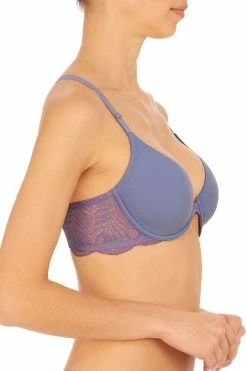 Lush Front Close Contour Underwire Bra -Natori Sales Shop Lush Front Close Contour Underwire Bra Bluebell Violette by Natori 2 62296.1676672083