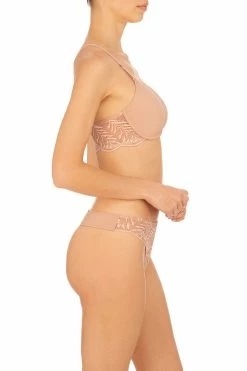 Lush Front Close Contour Underwire Bra -Natori Sales Shop Lush Front Close Contour Underwire Bra Lush Thong Rose Beige Warm White by Natori 2 60633.1676672038