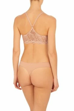 Lush Front Close Contour Underwire Bra -Natori Sales Shop Lush Front Close Contour Underwire Bra Lush Thong Rose Beige Warm White by Natori 3 14187.1676672040