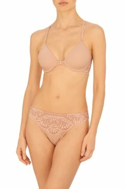 Lush Front Close Contour Underwire Bra -Natori Sales Shop Lush Front Close Contour Underwire Bra Lush Thong Rose Beige Warm White by Natori 24202.1676672038