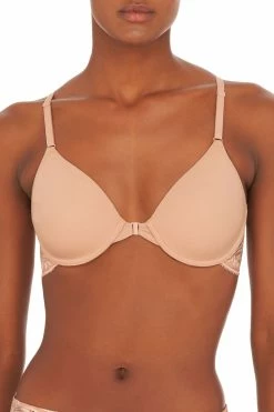 Lush Front Close Contour Underwire Bra -Natori Sales Shop Lush Front Close Contour Underwire Bra Rose Beige Warm White by Natori 4 95414.1676672035