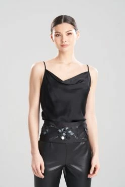 Luxe Charmeuse Obi Beaded Belt -Natori Sales Shop Luxe Charmeuse Obi Beaded Belt Black by Natori 25198.1663345536