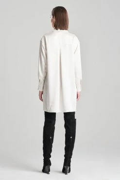 Luxe Charmeuse Shirt -Natori Sales Shop Luxe Charmeuse Shirt Warm White by Natori 2 91633.1666730433